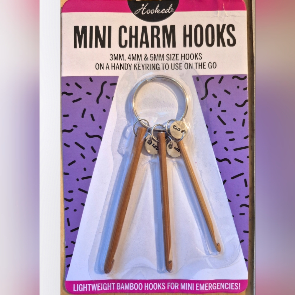 Crochet Hooks (Mini) on Key Chain